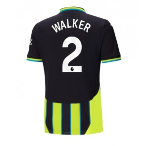 Manchester City Kyle Walker #2 Udebanetrøje 2024-25 Kort ærmer